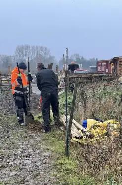 Click Here To Enlarge This Photo Of Charity Fencing Installation