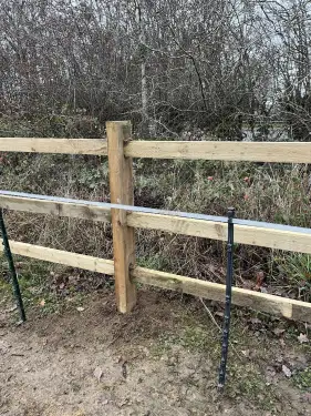 Click Here To Enlarge This Photo Of Charity Fencing Installation